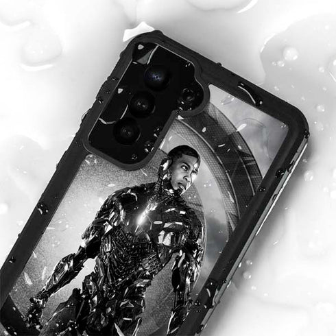 The Justice League (2017) Cyborg Poster Galaxy S23 Plus Waterproof Case