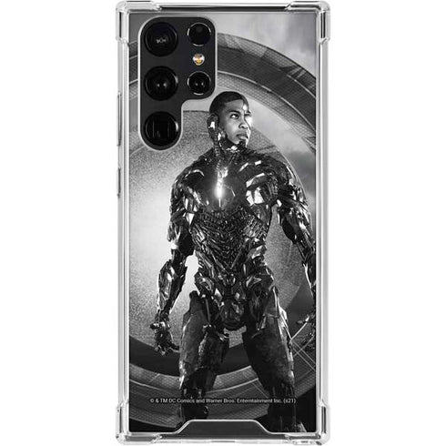 The Justice League (2017) Cyborg Poster Galaxy S23 Ultra Clear Case