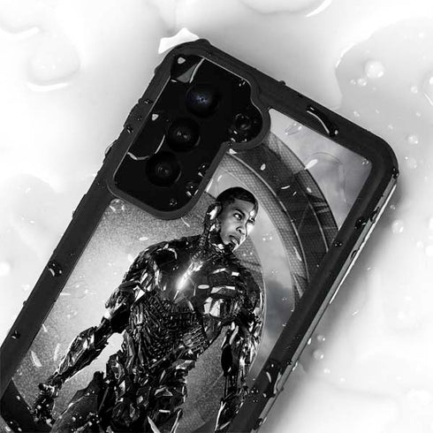 The Justice League (2017) Cyborg Poster Galaxy S23 Waterproof Case