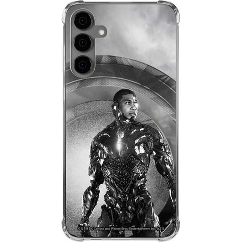 The Justice League (2017) Cyborg Poster Galaxy S24 Plus Clear Case