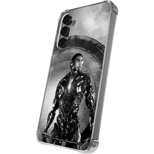 The Justice League (2017) Cyborg Poster Galaxy S24 Plus Clear Case