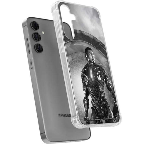 The Justice League (2017) Cyborg Poster Galaxy S24 Plus Clear Case