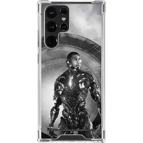 The Justice League (2017) Cyborg Poster Galaxy S24 Ultra Clear Case
