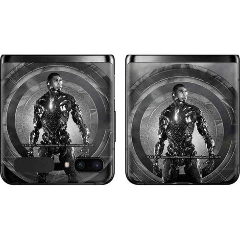The Justice League (2017) Cyborg Poster Galaxy Z Flip Skin