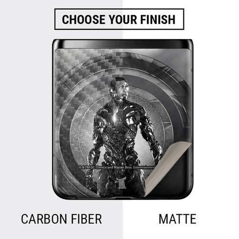 The Justice League (2017) Cyborg Poster Galaxy Z Flip Skin