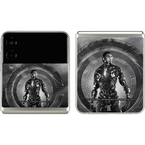 The Justice League (2017) Cyborg Poster Galaxy Z Flip3 5G Skin