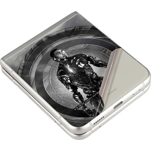 The Justice League (2017) Cyborg Poster Galaxy Z Flip3 5G Skin