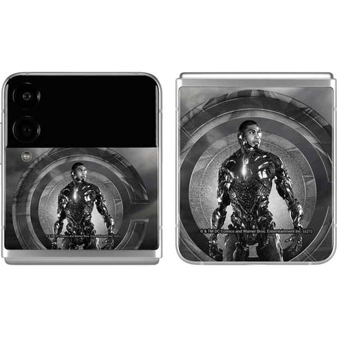 The Justice League (2017) Cyborg Poster Galaxy Z Flip4 5G Skin