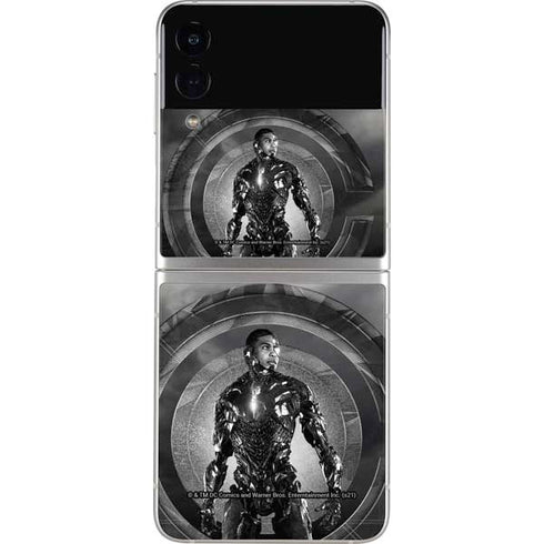 The Justice League (2017) Cyborg Poster Galaxy Z Flip4 5G Skin