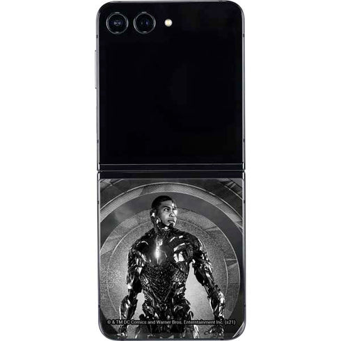 The Justice League (2017) Cyborg Poster Galaxy Z Flip5 5G Skin
