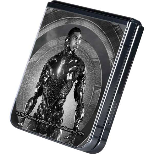 The Justice League (2017) Cyborg Poster Galaxy Z Flip5 5G Skin