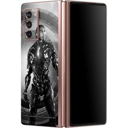 The Justice League (2017) Cyborg Poster Galaxy Z Fold2 5G Skin