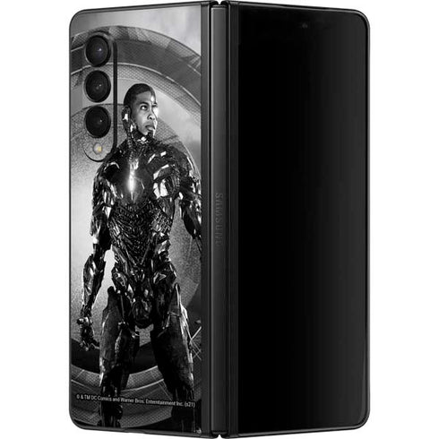 The Justice League (2017) Cyborg Poster Galaxy Z Fold3 5G Skin