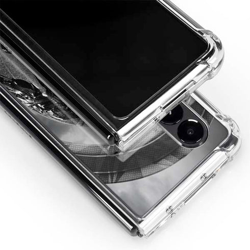 The Justice League (2017) Cyborg Poster Galaxy Z Fold4 5G Clear Case