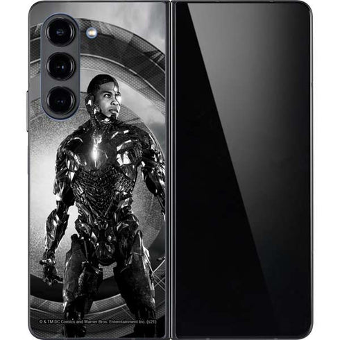 The Justice League (2017) Cyborg Poster Galaxy Z Fold5 5G Skin