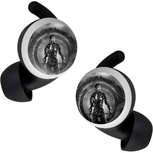 The Justice League (2017) Cyborg Poster Google Pixel Buds Skin