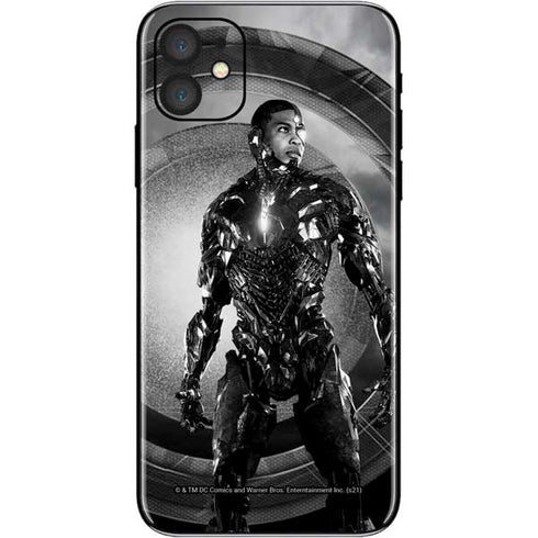 The Justice League (2017) Cyborg Poster iPhone 11 Skin
