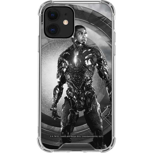 The Justice League (2017) Cyborg Poster iPhone 12 Clear Case