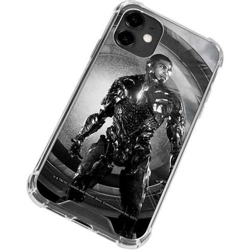 The Justice League (2017) Cyborg Poster iPhone 12 Clear Case
