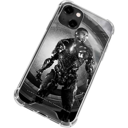 The Justice League (2017) Cyborg Poster iPhone 13 Clear Case