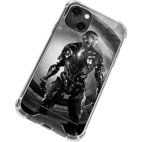 The Justice League (2017) Cyborg Poster iPhone 13 Mini Clear Case