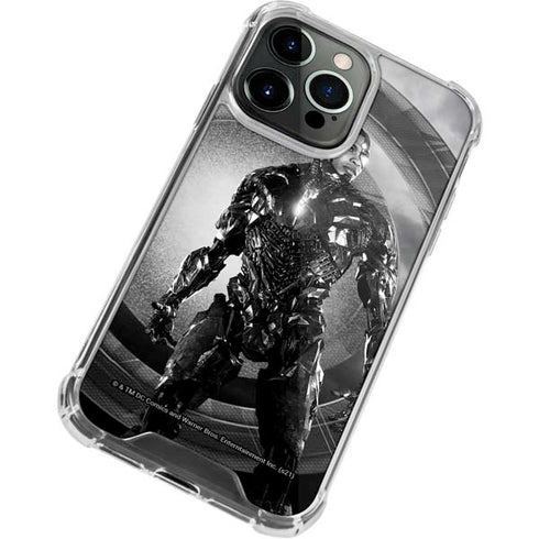 The Justice League (2017) Cyborg Poster iPhone 13 Pro Clear Case