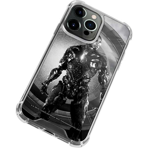 The Justice League (2017) Cyborg Poster iPhone 13 Pro Max Clear Case