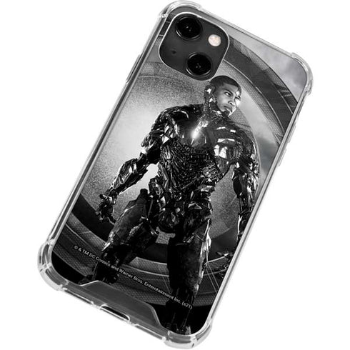 The Justice League (2017) Cyborg Poster iPhone 14 Clear Case