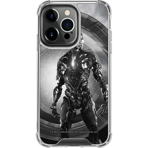 The Justice League (2017) Cyborg Poster iPhone 15 Pro Clear Case