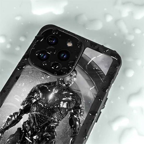 The Justice League (2017) Cyborg Poster iPhone 14 Pro Max Waterproof Case
