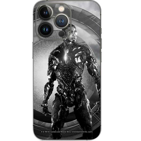The Justice League (2017) Cyborg Poster iPhone 14 Pro Skin