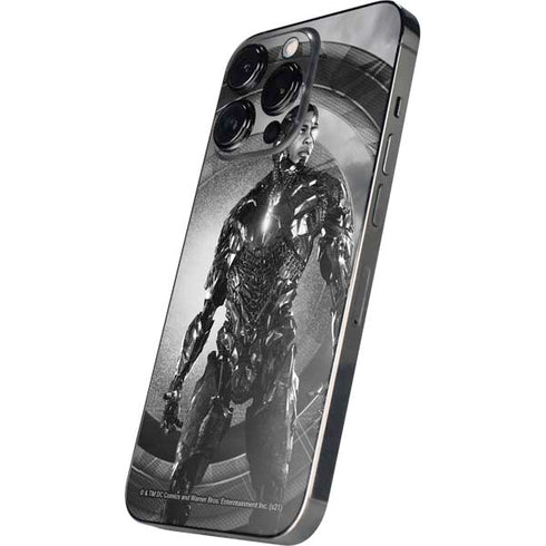 The Justice League (2017) Cyborg Poster iPhone 15 Pro Skin