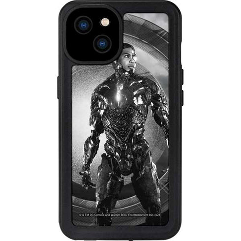 The Justice League (2017) Cyborg Poster iPhone 15 Plus Waterproof Case