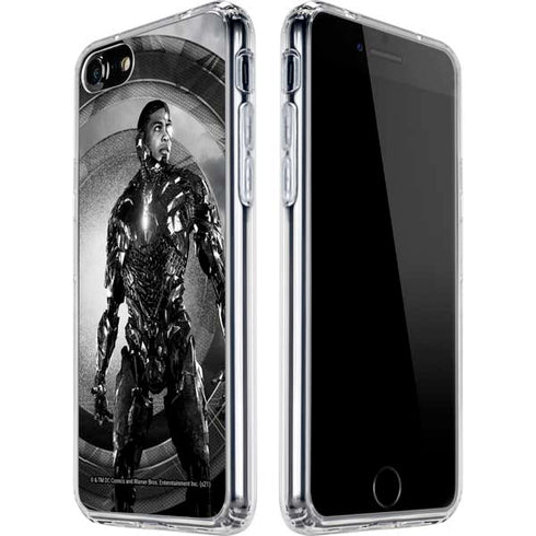The Justice League (2017) Cyborg Poster iPhone SE (2nd & 3rd Gen) Clear Case