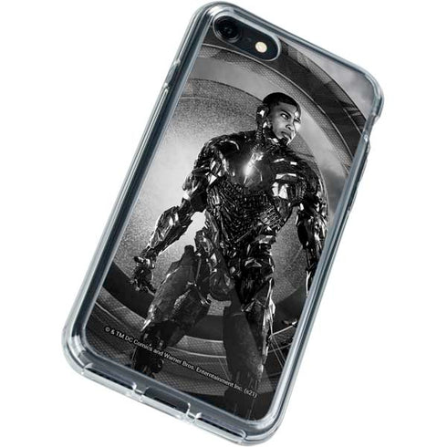 The Justice League (2017) Cyborg Poster iPhone SE (2nd & 3rd Gen) Clear Case