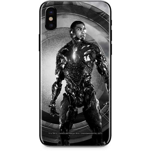 The Justice League (2017) Cyborg Poster iPhone X Skin