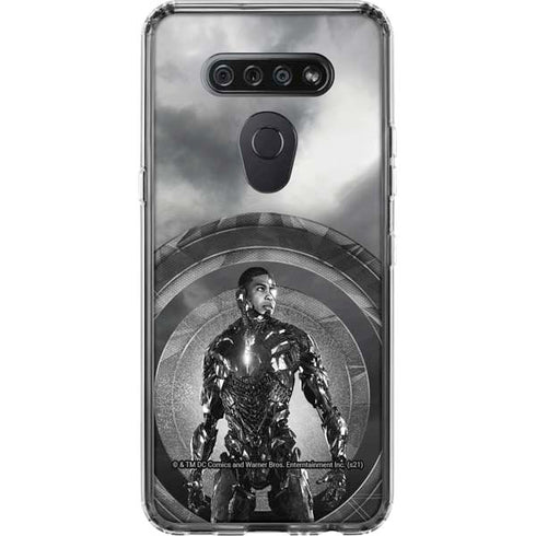 The Justice League (2017) Cyborg Poster LG K51/Q51 Clear Case