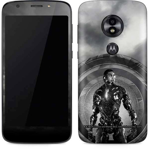 The Justice League (2017) Cyborg Poster Moto E5 Play Skin