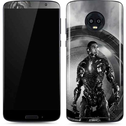 The Justice League (2017) Cyborg Poster Moto G6 Skin