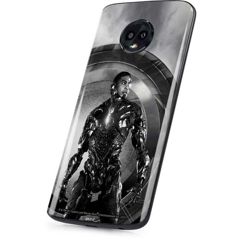 The Justice League (2017) Cyborg Poster Moto G6 Skin
