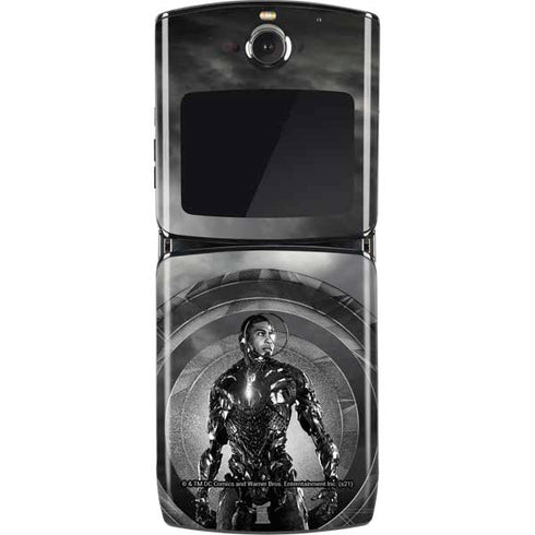 The Justice League (2017) Cyborg Poster Motorola RAZR Skin
