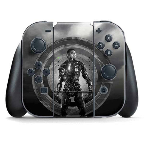 The Justice League (2017) Cyborg Poster Nintendo Switch (2017-2021) Joy-Con Controller Skin