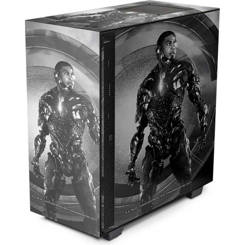 The Justice League (2017) Cyborg Poster NZXT H510 Compact ATX Mid-Tower Case Skin