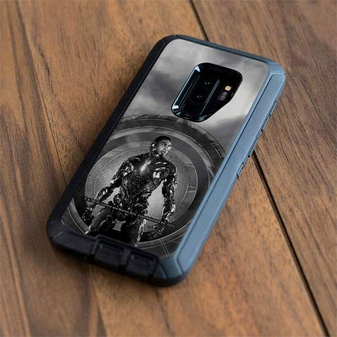 The Justice League (2017) Cyborg Poster Otterbox Defender Galaxy Skin