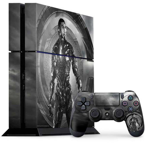 The Justice League (2017) Cyborg Poster PS4 Console and Controller Bundle Skin