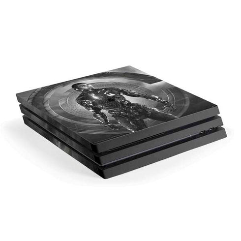 The Justice League (2017) Cyborg Poster PS4 Pro Console Skin