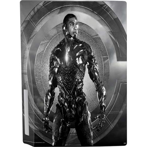 The Justice League (2017) Cyborg Poster PS5 Console Skin