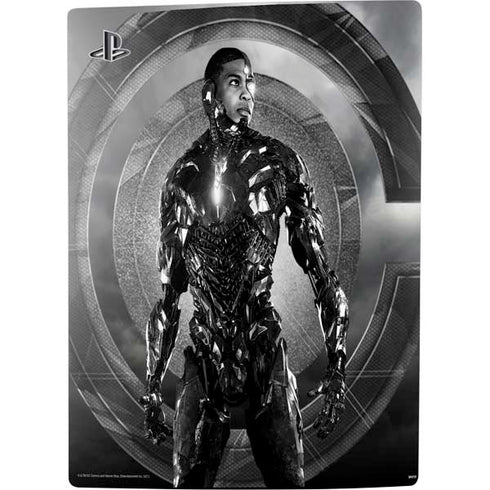 The Justice League (2017) Cyborg Poster PS5 Digital Edition Console Skin