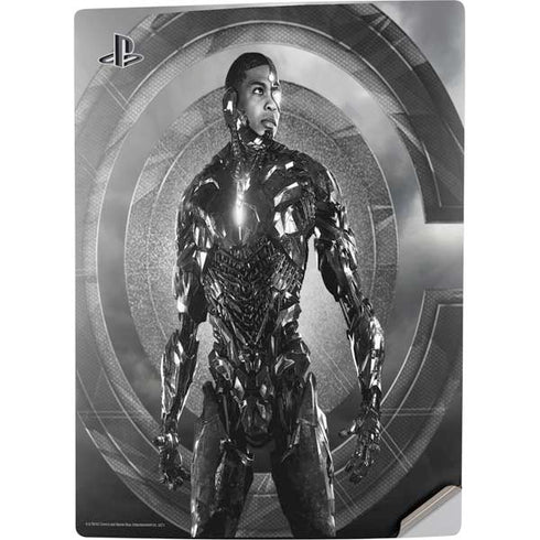 The Justice League (2017) Cyborg Poster PS5 Digital Edition Console Skin