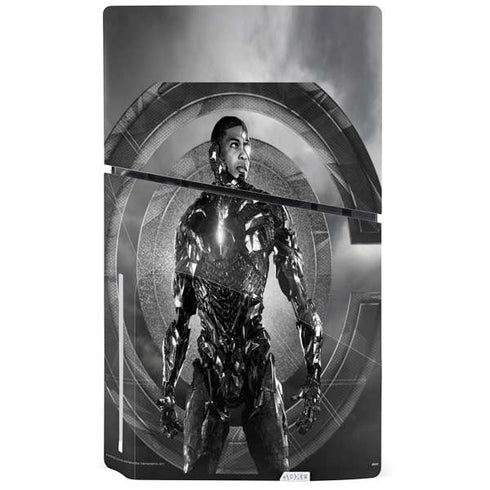The Justice League (2017) Cyborg Poster PS5 Slim Disk Bundle Skin
